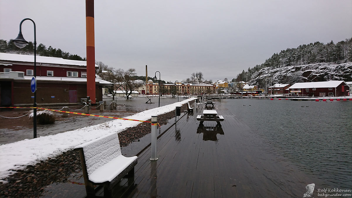 Översvämning i Valdemarsvik igen